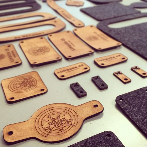 laser engraving leather tags