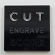 Acrylic Cut Engrave Score Black